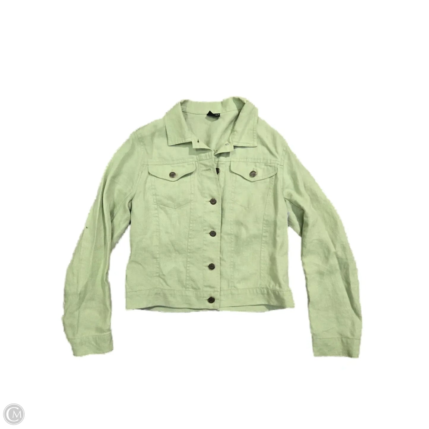 Jacket Other By Tribal In Green, Size: M