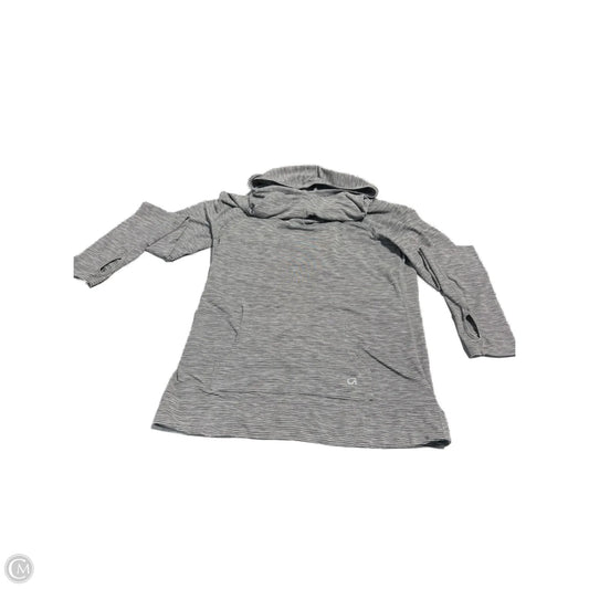 Athletic Top Long Sleeve Hoodie By Gapfit In Grey, Size: S