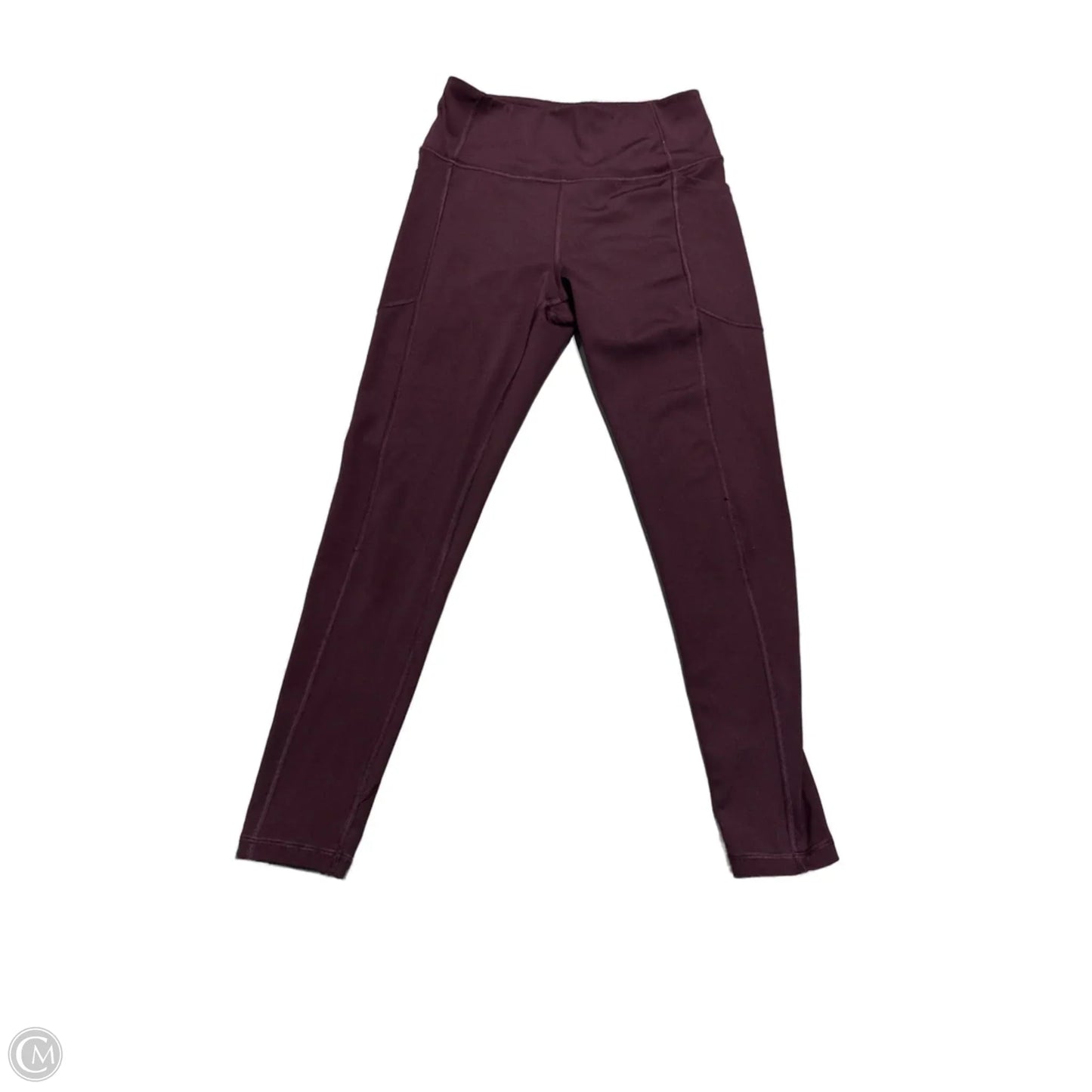 Athletic Leggings By Victorias Secret In Maroon, Size: S