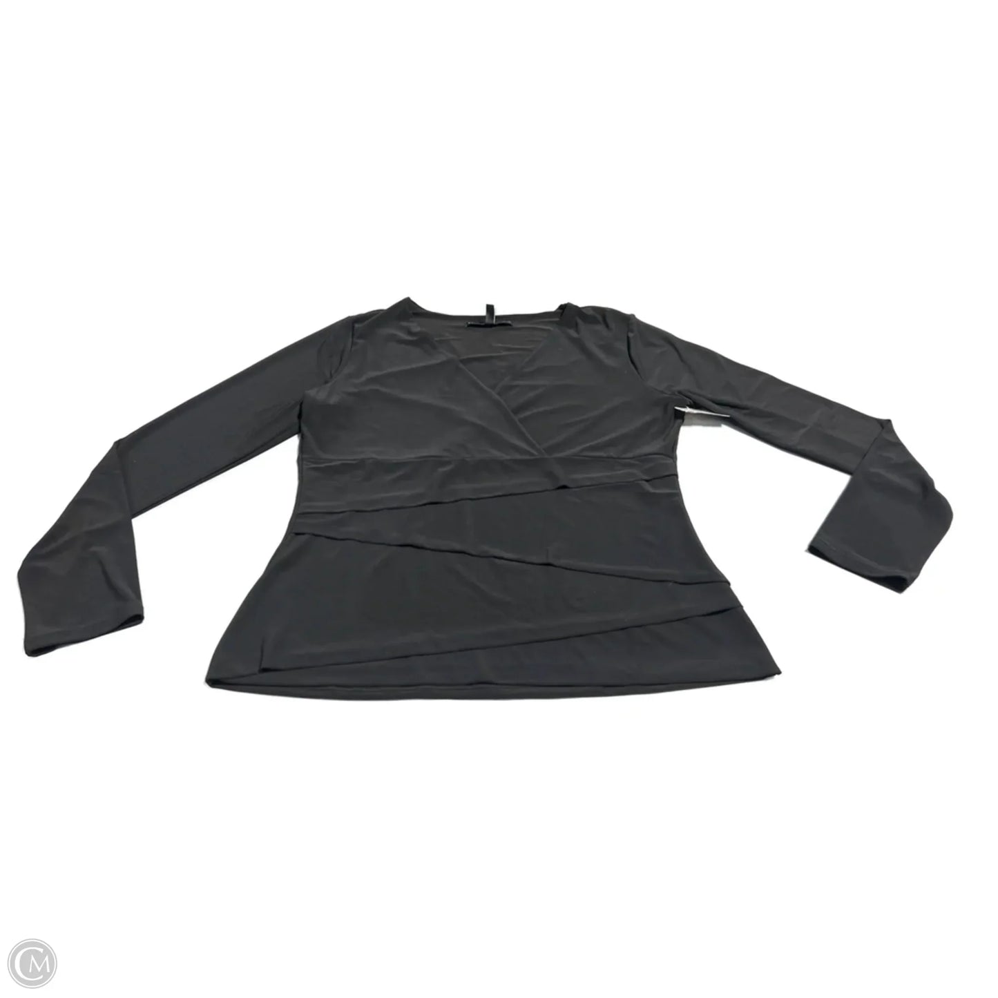 Top Long Sleeve By White House Black Market In Black, Size: L