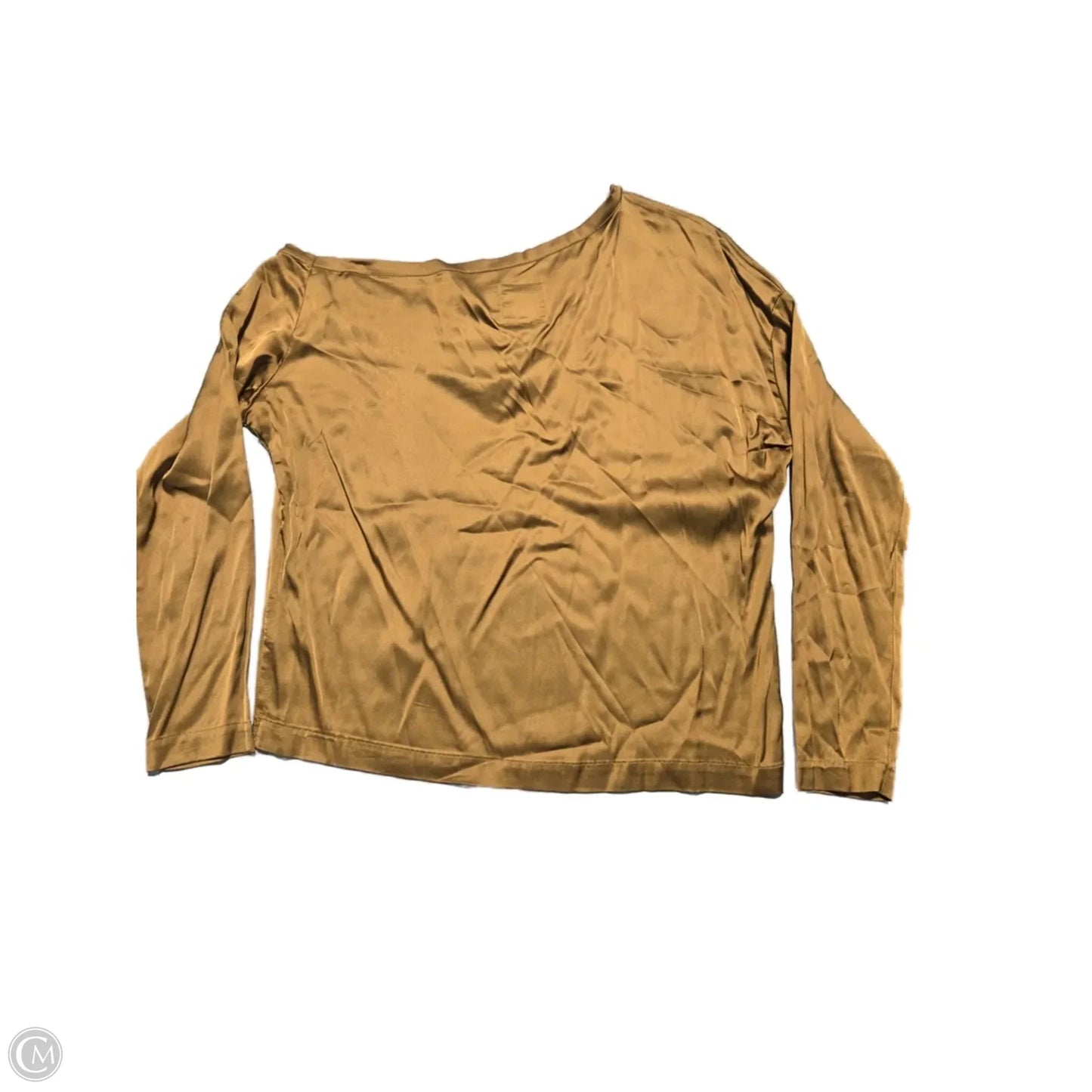 Top Long Sleeve By Chaser In Gold, Size: S