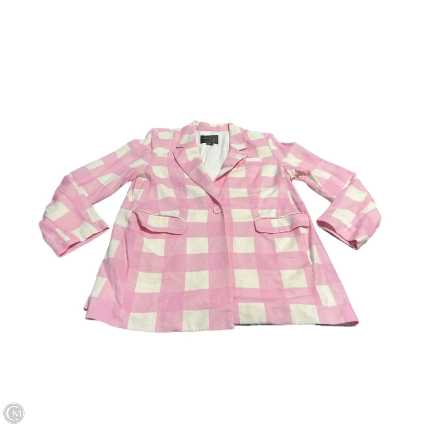 Blazer By Sanctuary In Pink & White, Size: L