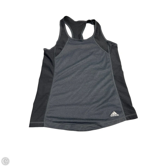 Athletic Tank Top By Adidas In Black, Size: M