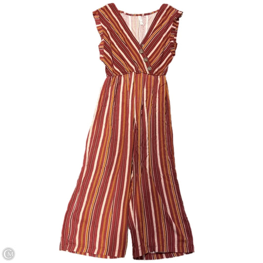 Jumpsuit By Xhilaration In Striped Pattern, Size: S