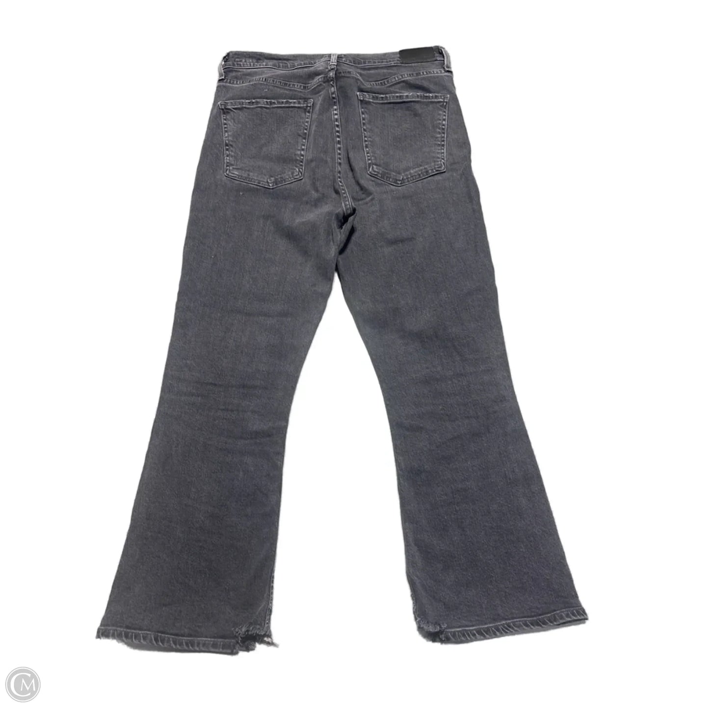 Jeans Cropped By Citizens Of Humanity In Black Denim, Size: 10