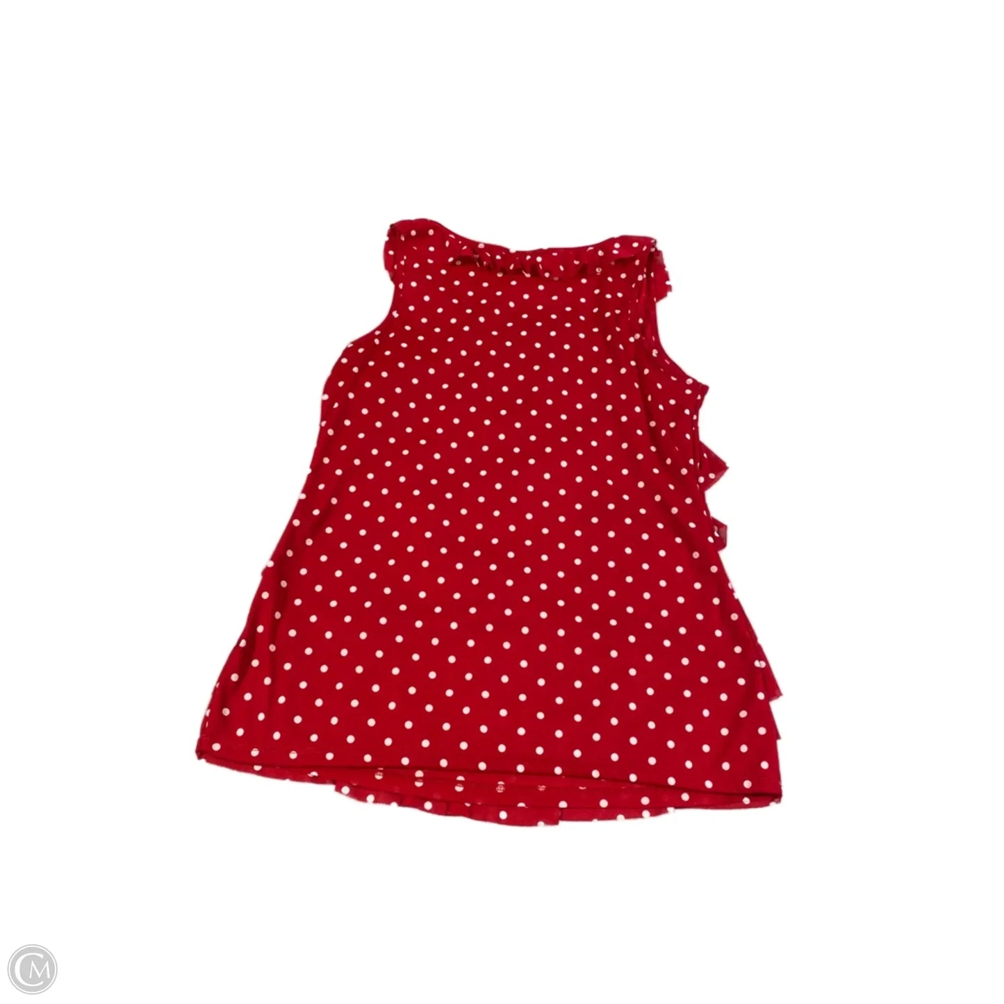 Top Sleeveless By Roz And Ali In Red, Size: M