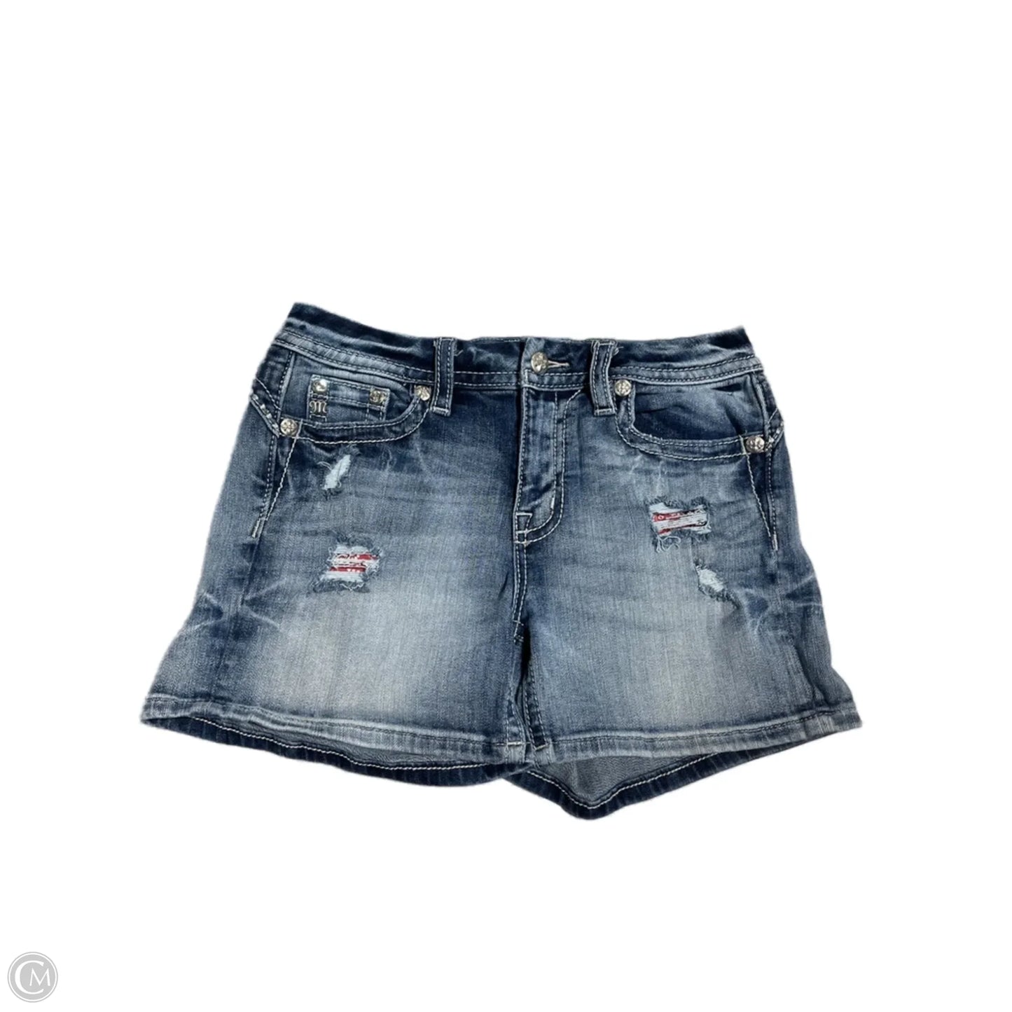 Shorts By Miss Me In Blue Denim, Size: 6