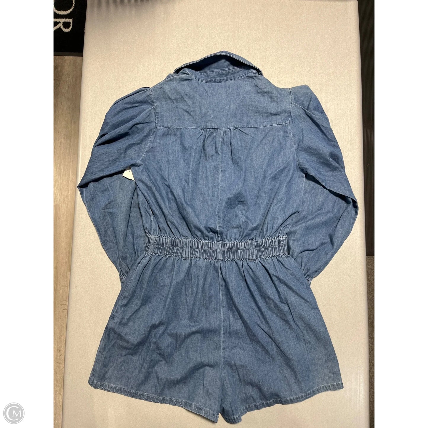 Romper By Sadie & Sage In Blue Denim, Size: M