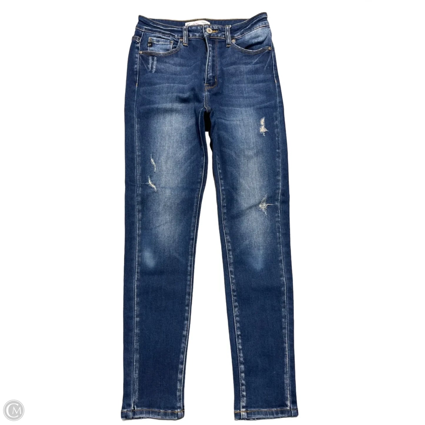 Jeans Skinny By Kancan In Blue Denim, Size: 6