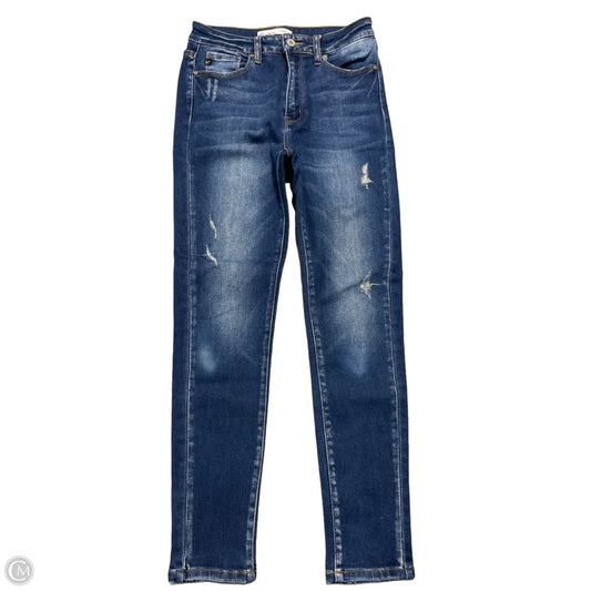 Jeans Skinny By Kancan In Blue Denim, Size: 6