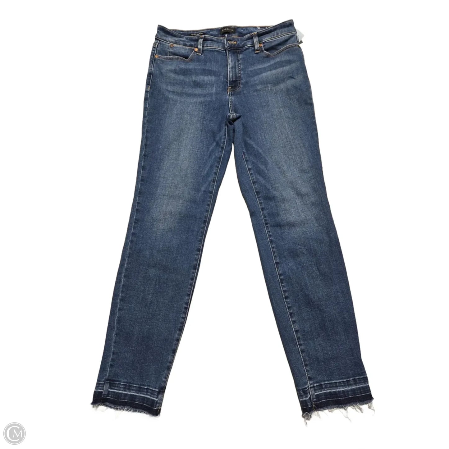 Jeans Straight By Talbots In Blue Denim, Size: 6