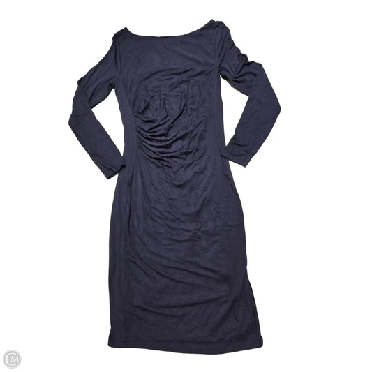 Dress Casual Midi By Boden In Navy, Size: M