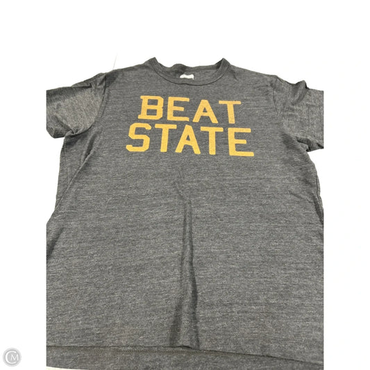 Top Short Sleeve Basic By Cmf In Grey, Size: M