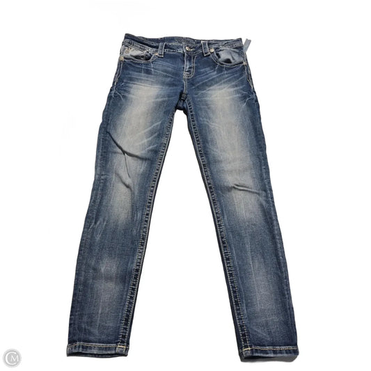 Jeans Skinny By Miss Me In Blue Denim, Size: 10