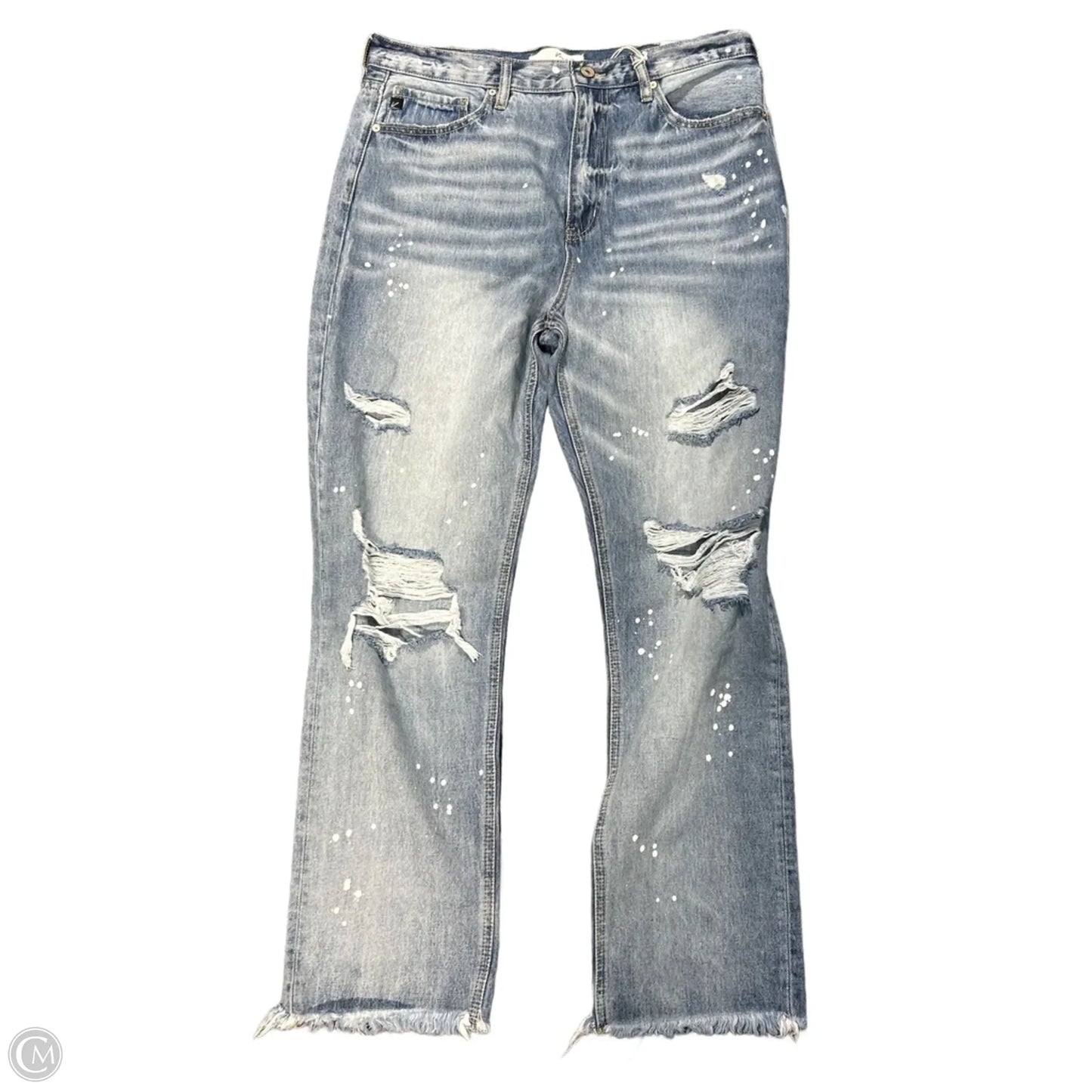 Jeans Straight By Kancan In Blue Denim, Size: 10