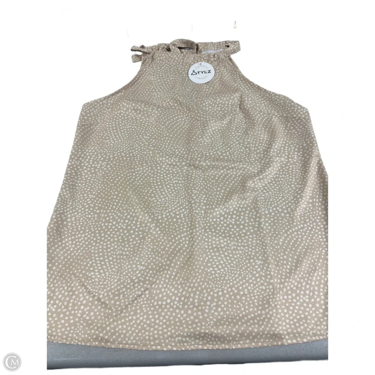 Top Sleeveless By Cme In Cream, Size: L