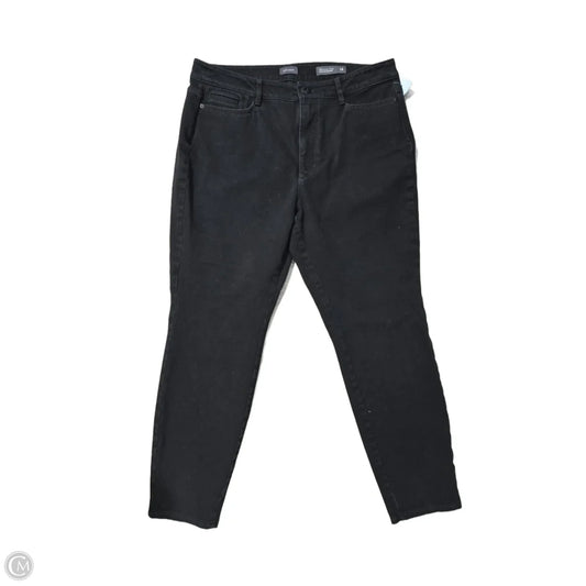 Pants Leggings By J. Jill In Black Denim, Size: 14