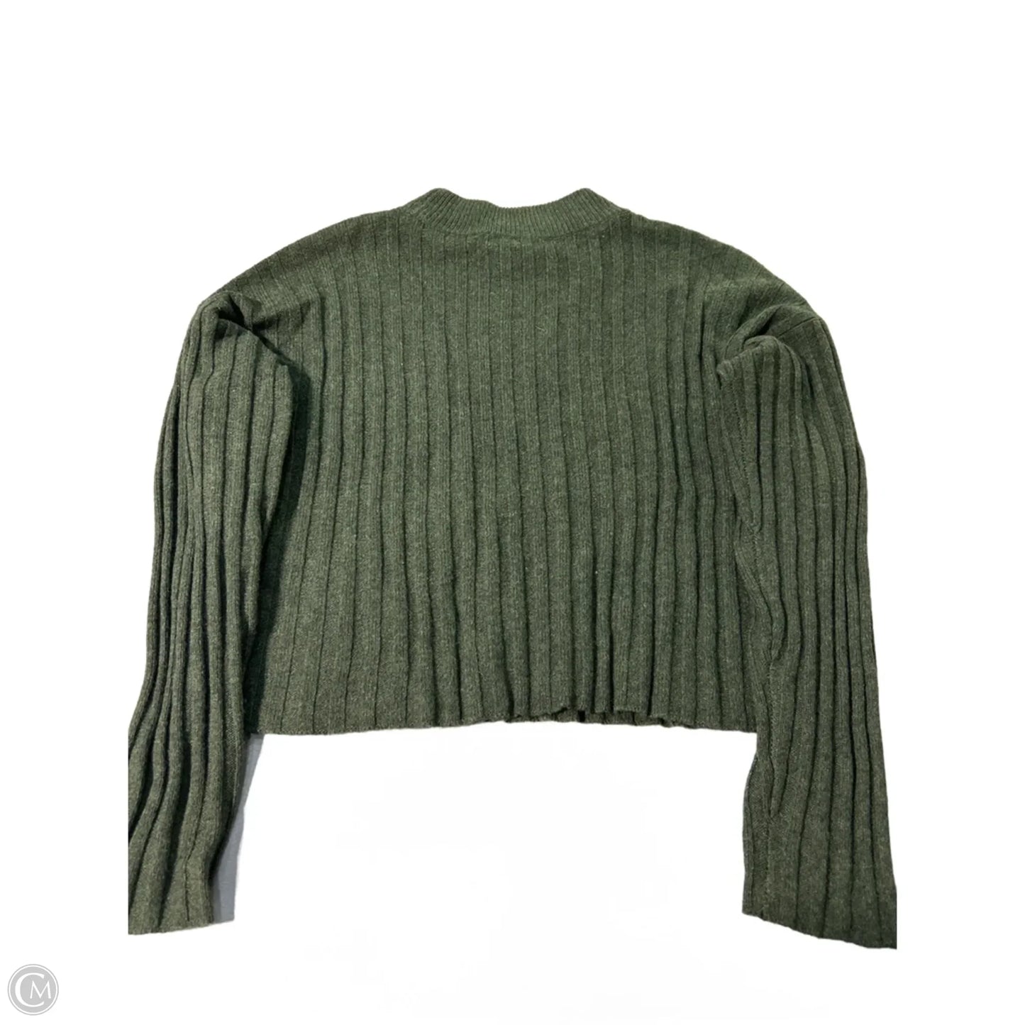Top Long Sleeve By Madewell In Green, Size: M