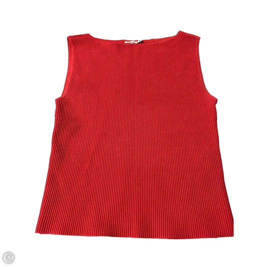 Top Sleeveless By Abercrombie And Fitch In Coral, Size: M