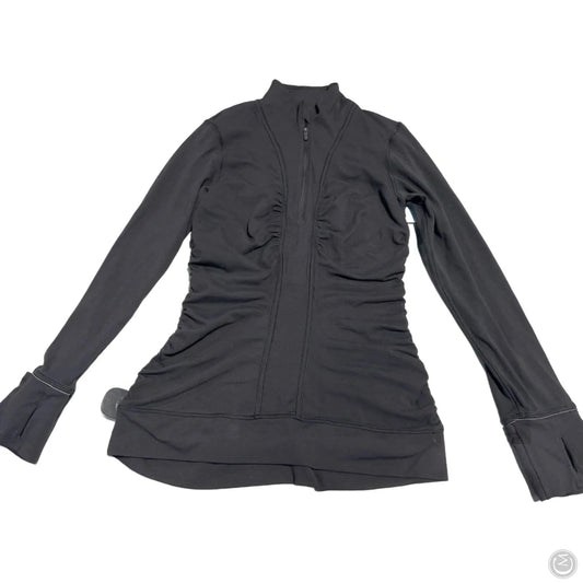 Athletic Top Long Sleeve Crewneck By Lululemon In Black, Size: M