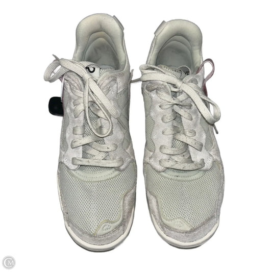 Shoes Luxury Designer By Jordan In Grey & Pink, Size: 10