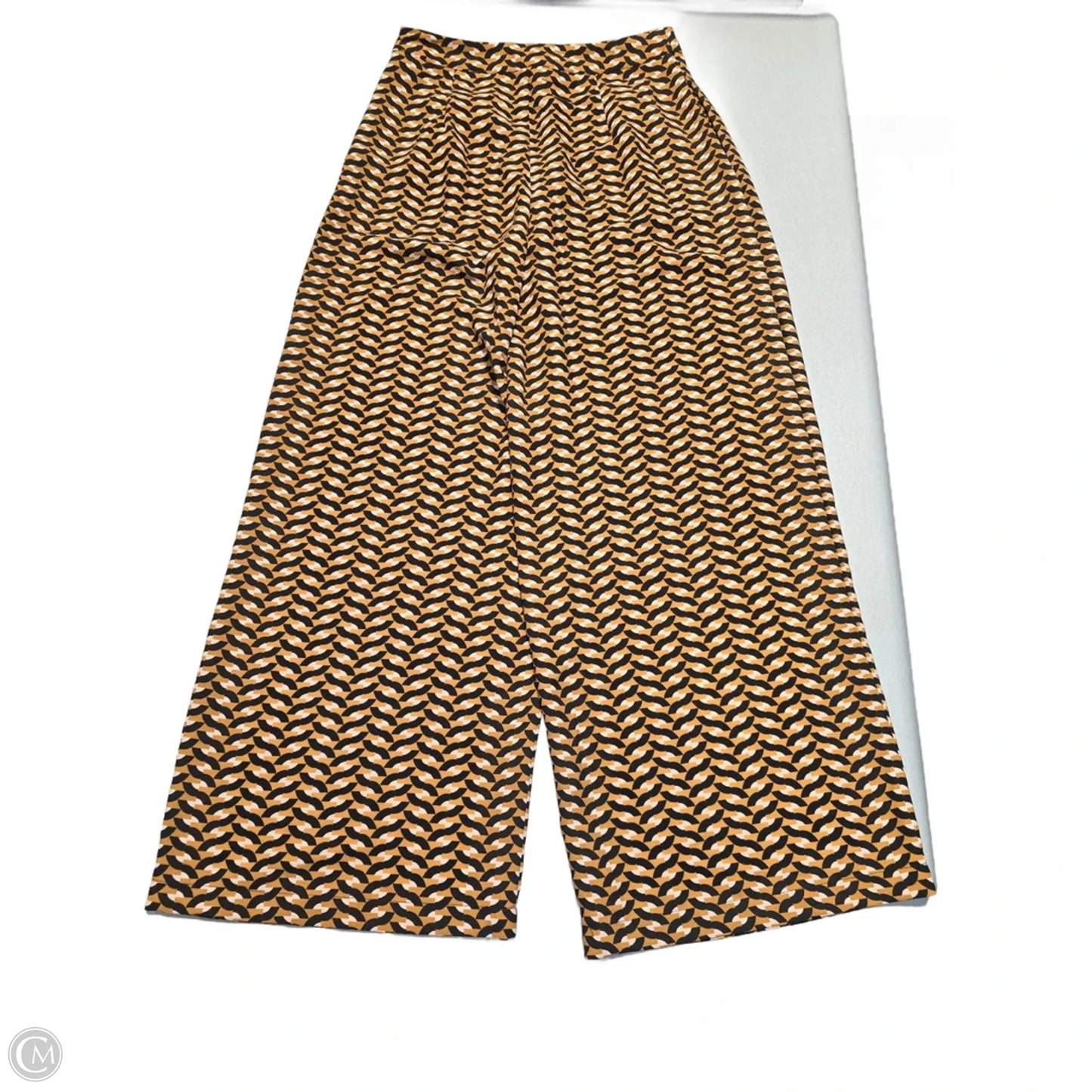 Pants Wide Leg By Who What Wear In Black & Brown, Size: S