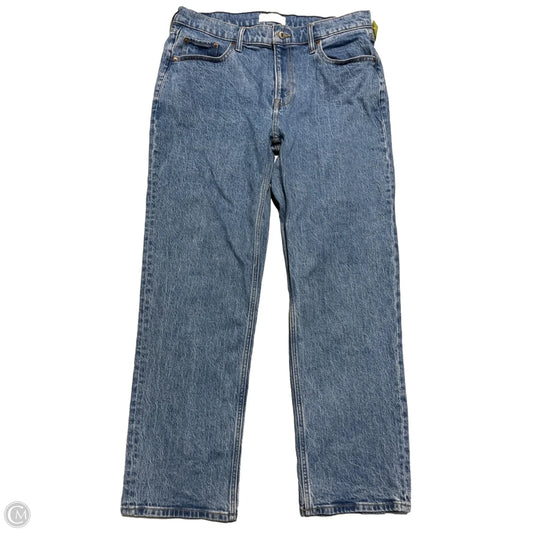 Jeans Straight By Abercrombie And Fitch In Blue Denim, Size: 10