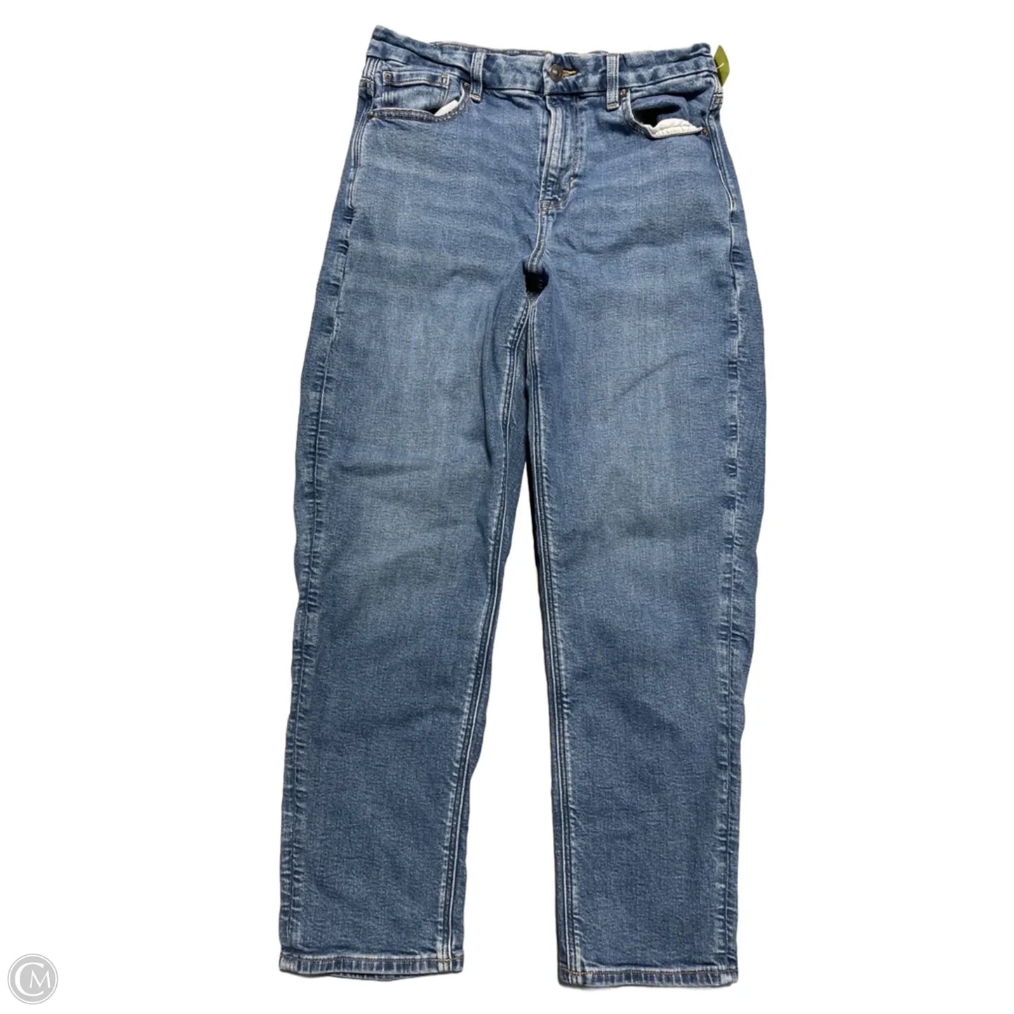 Jeans Straight By American Eagle In Blue Denim, Size: 10