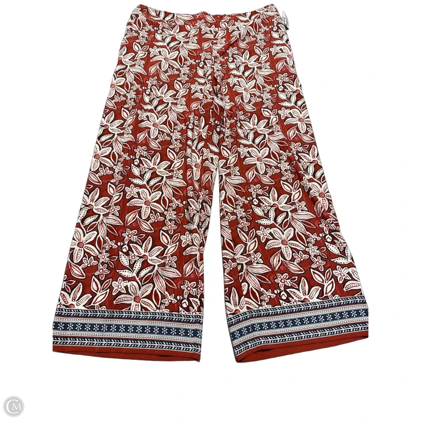 Pants Linen By In Studio In Floral Print, Size: 20