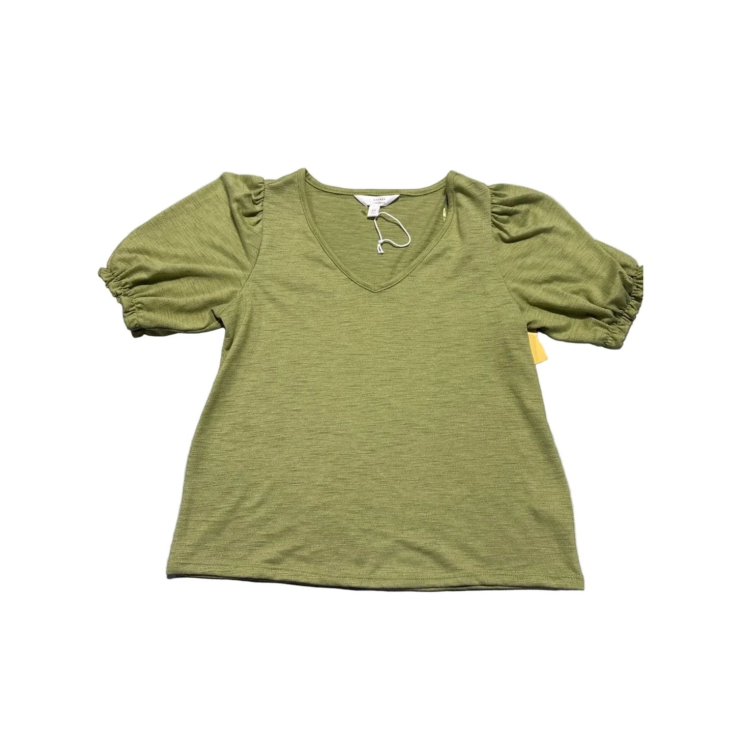 Top Short Sleeve By Lc Lauren Conrad In Green, Size: Xs