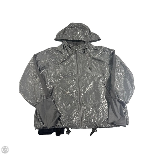 Athletic Jacket By Zyia In Animal Print, Size: M