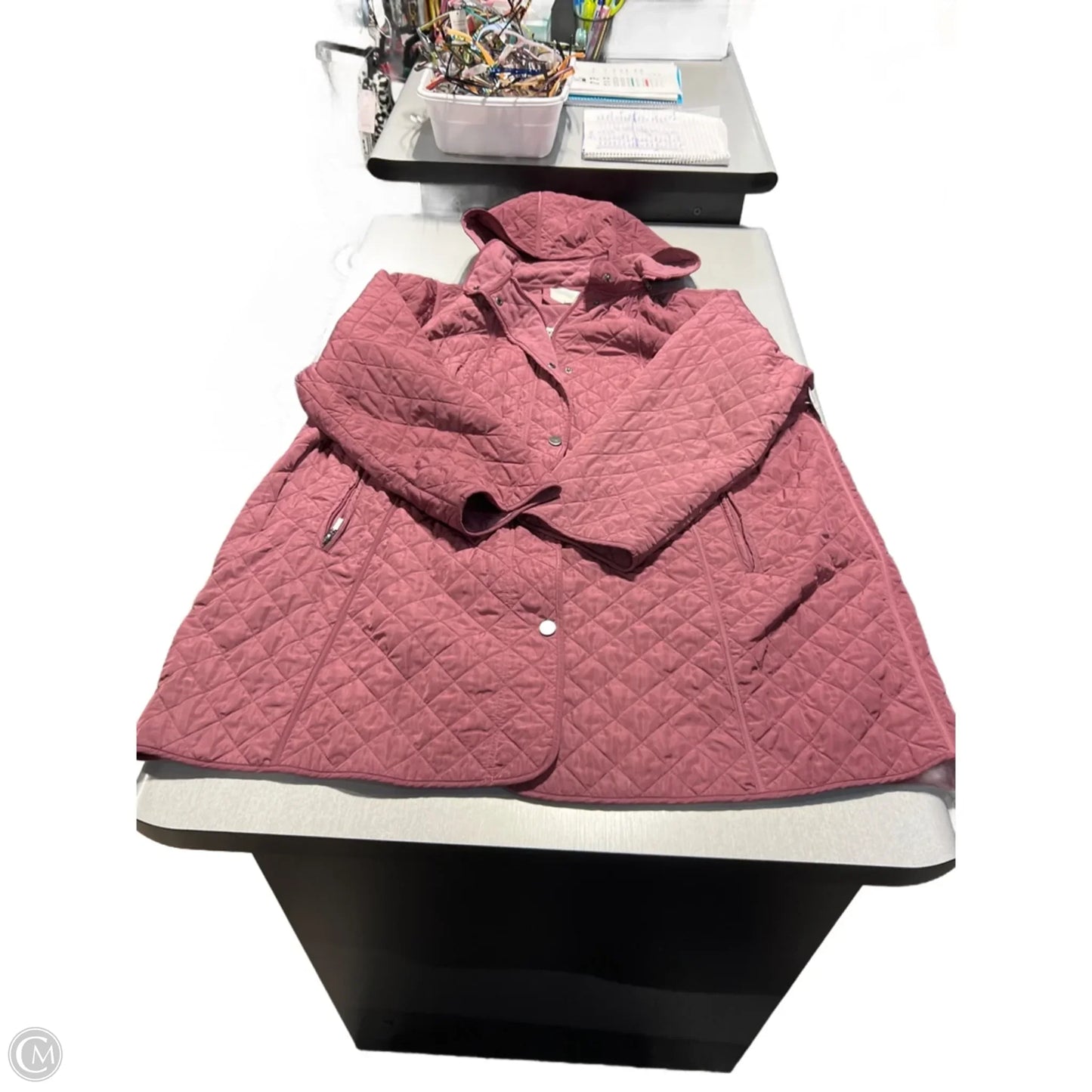Coat Puffer & Quilted By Coldwater Creek In Mauve, Size: 3x
