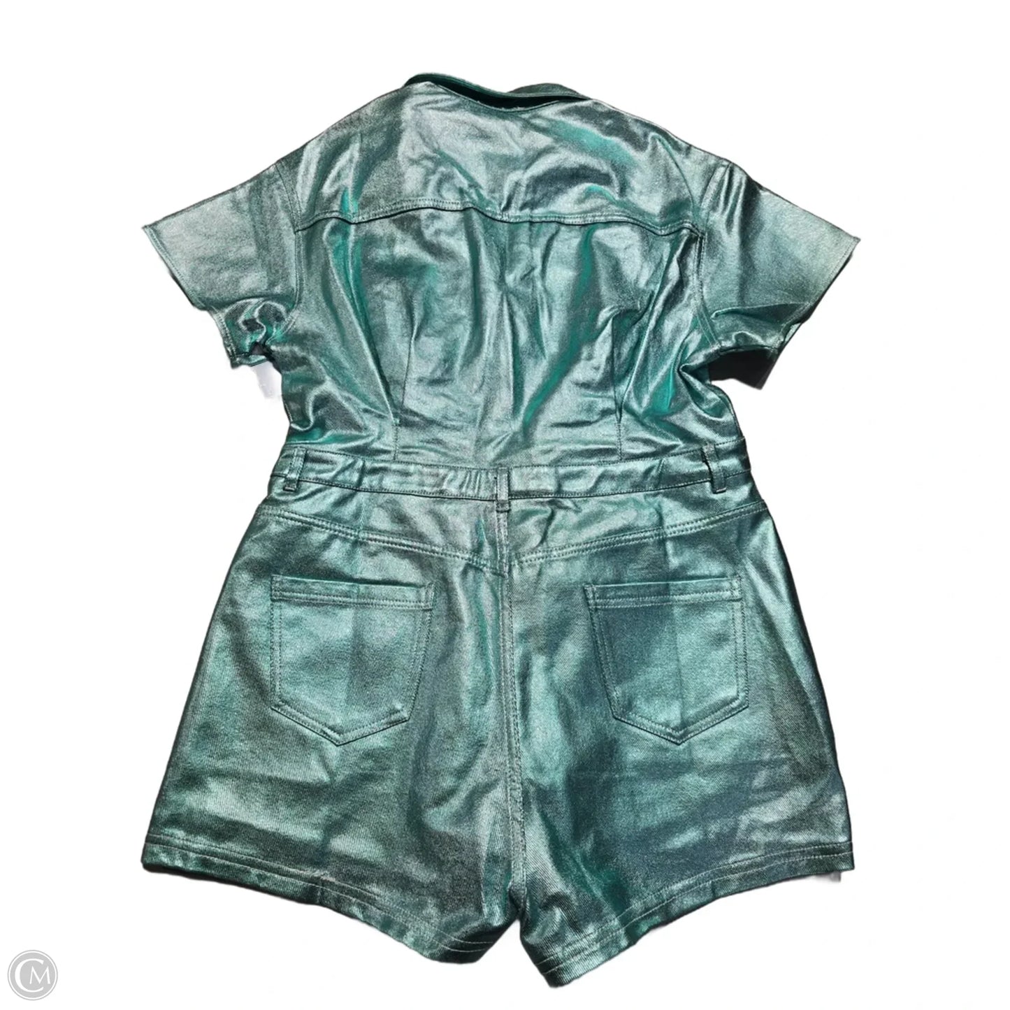 Romper By Peach Love Cream California In Teal, Size: L