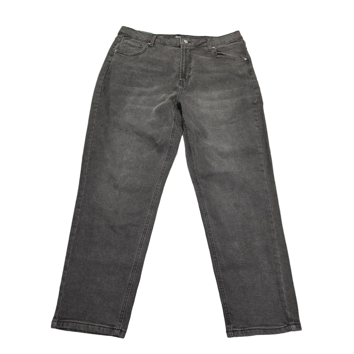 Jeans Straight By Wild Fable In Black Denim, Size: 18