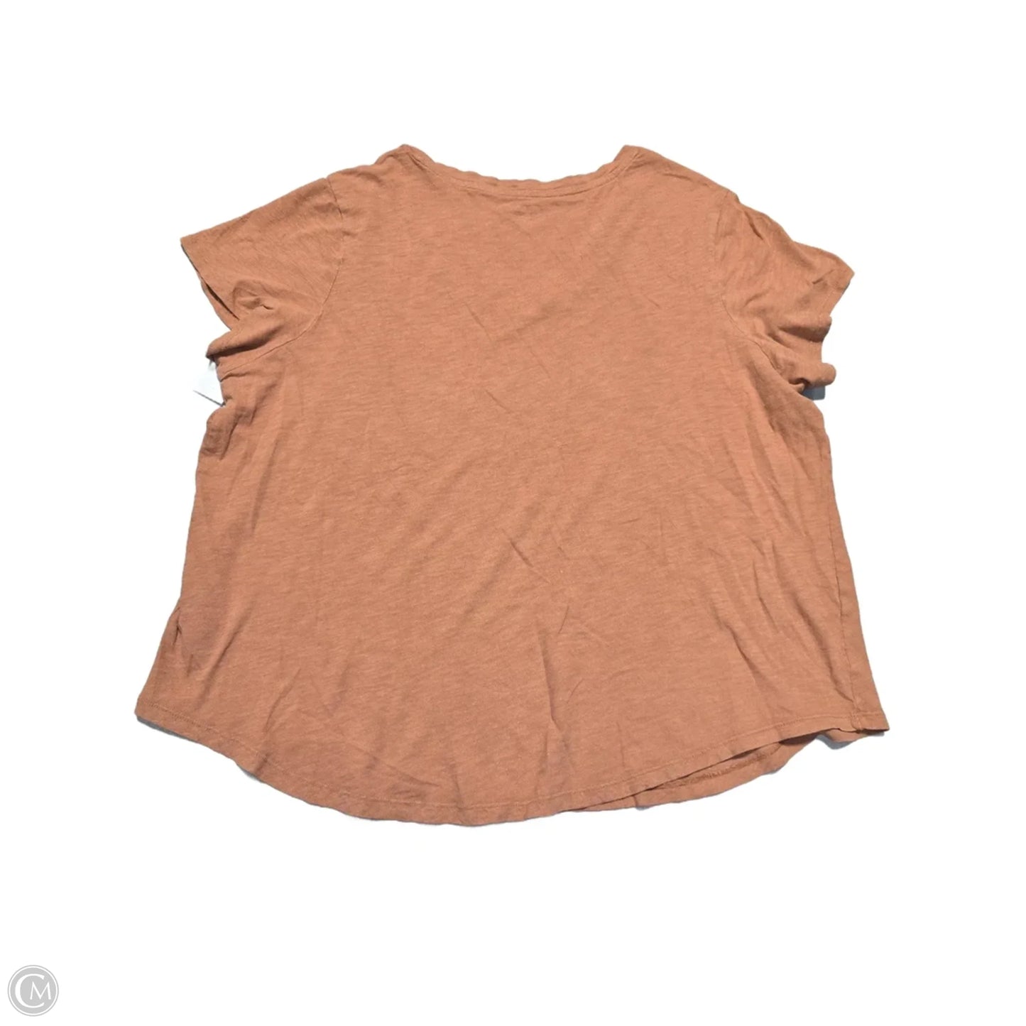 Top Short Sleeve By Old Navy In Brown, Size: Xxl