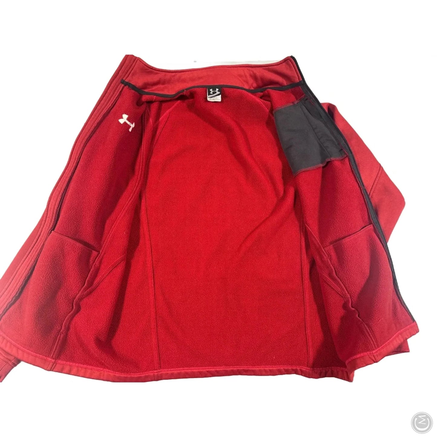 Jacket Fleece By Under Armour In Red, Size: L