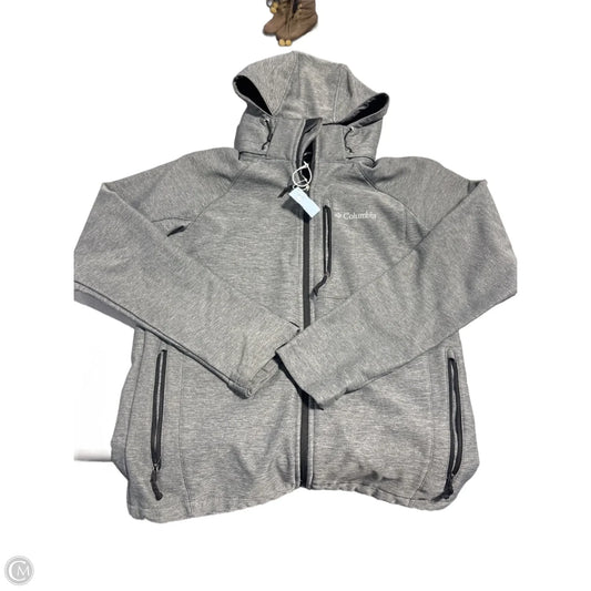 Athletic Jacket By Columbia In Grey, Size: M