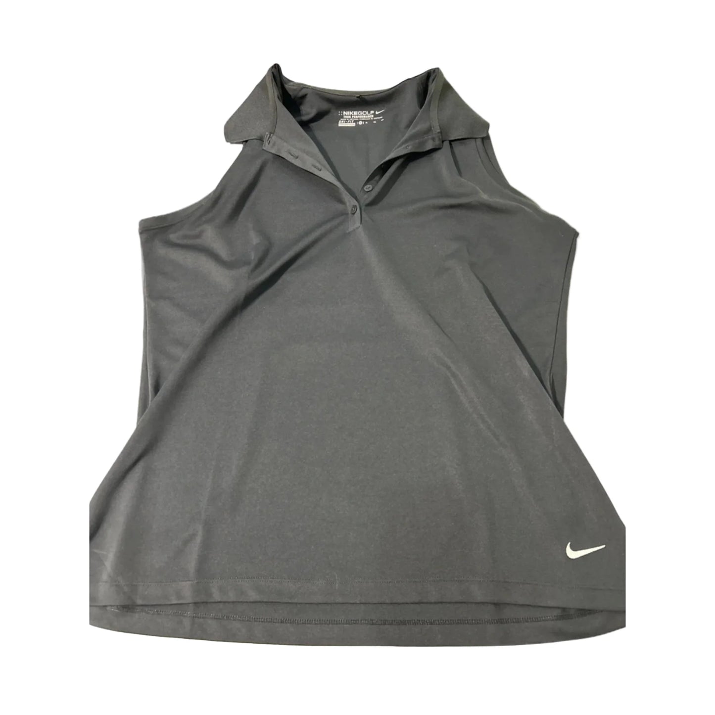 Athletic Tank Top By Nike In Black, Size: Xl