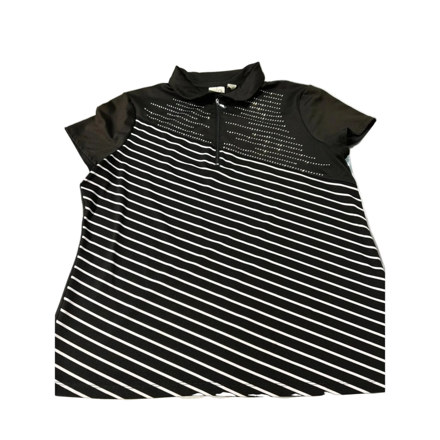 Athletic Tank Top By Zenergy By Chicos In Black, Size: L