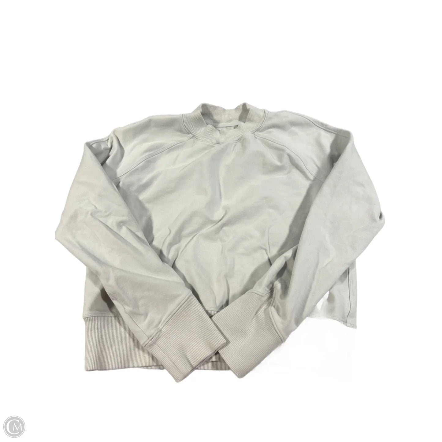 Top Long Sleeve By Lululemon In White, Size: S