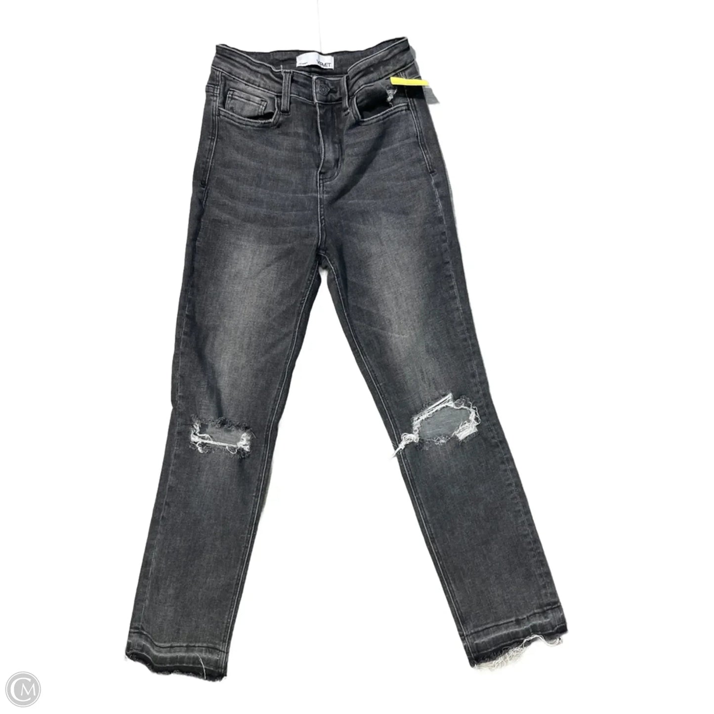 Jeans Straight By Vervet In Grey, Size: 26