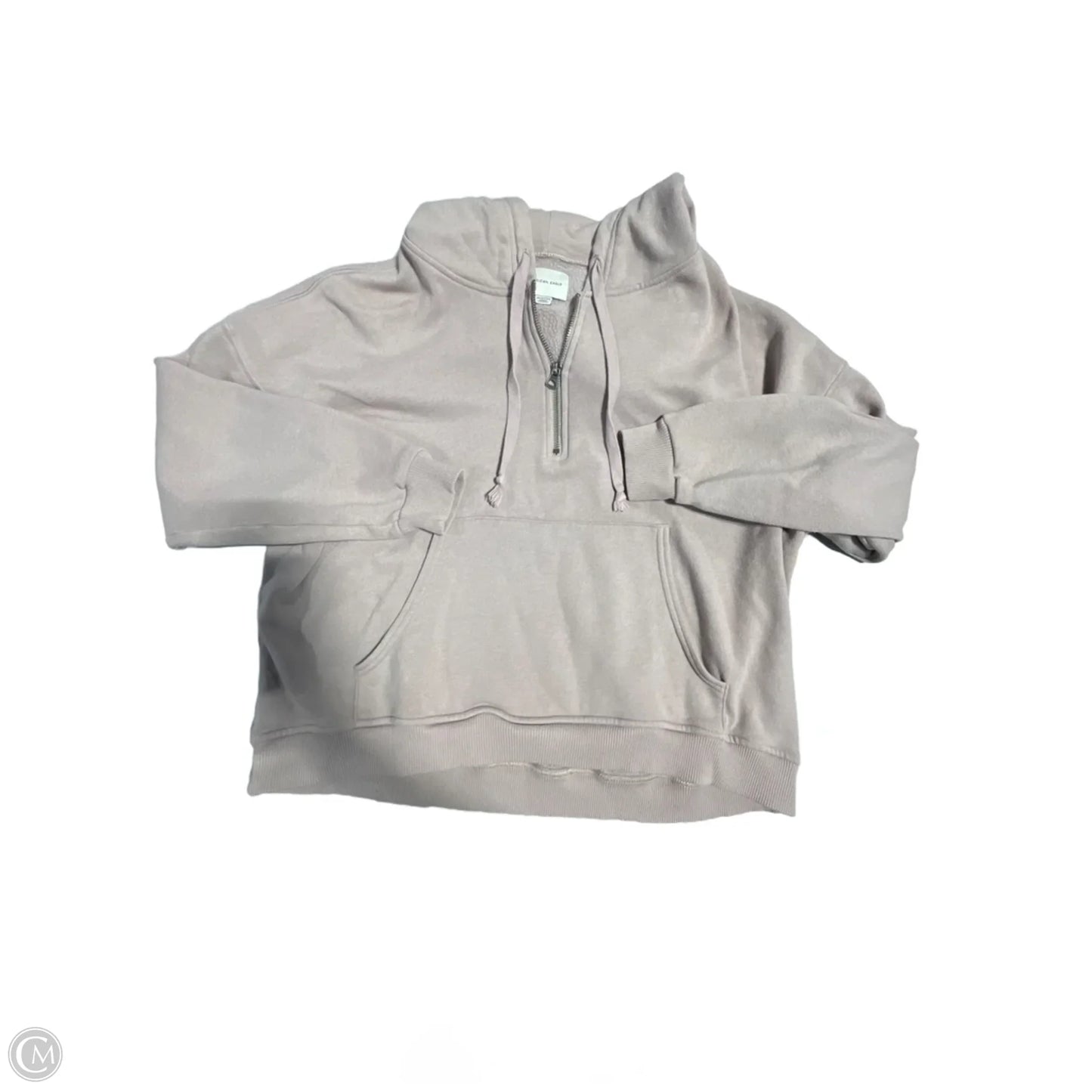 Top Long Sleeve By American Eagle In Grey, Size: Xs