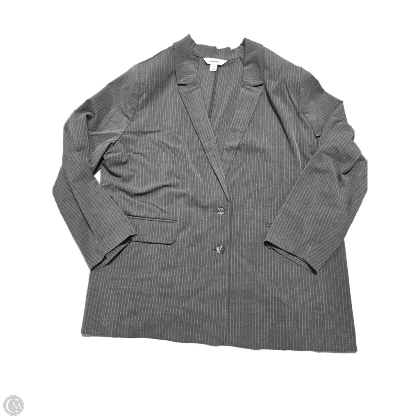 Blazer By Old Navy In Grey, Size: 2x