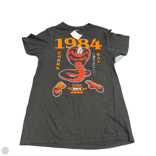 Top Short Sleeve By Cmc In Black, Size: S