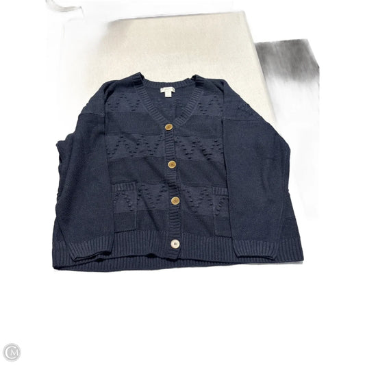 Cardigan By Cj Banks In Navy, Size: 3x