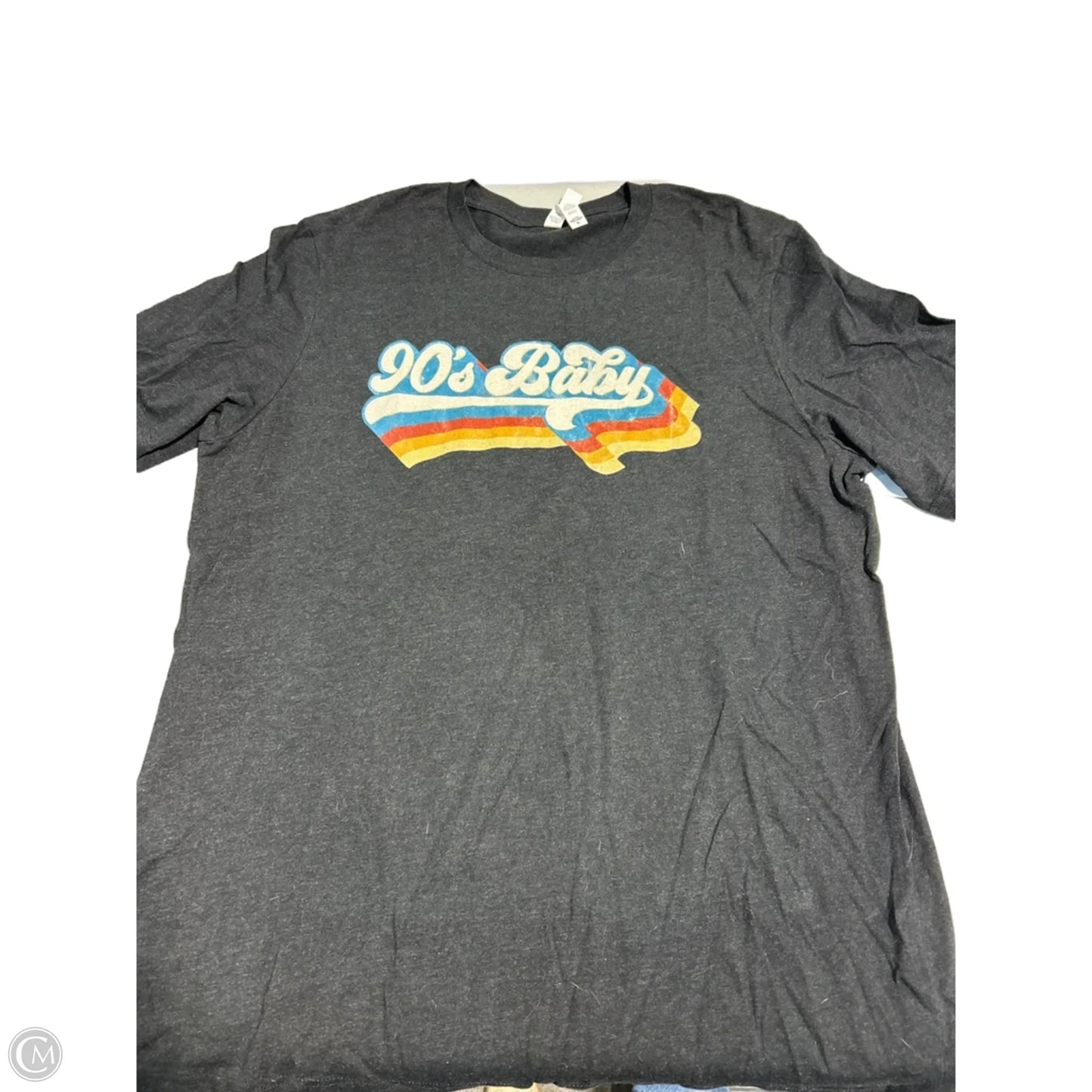 Top Short Sleeve By Bella + Canvas In Black, Size: Xl