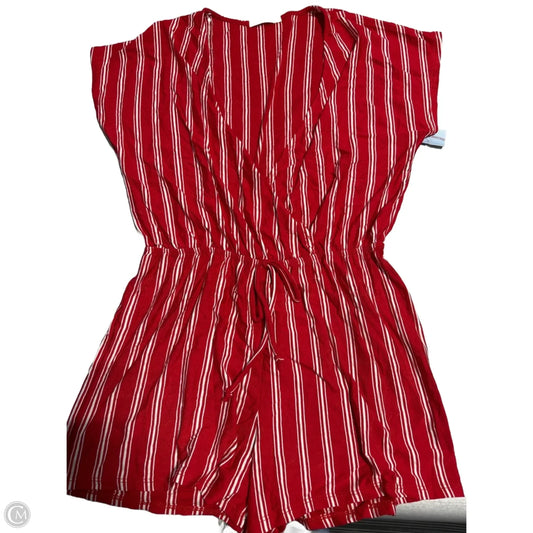 Romper By Heart & Hips In Red, Size: M