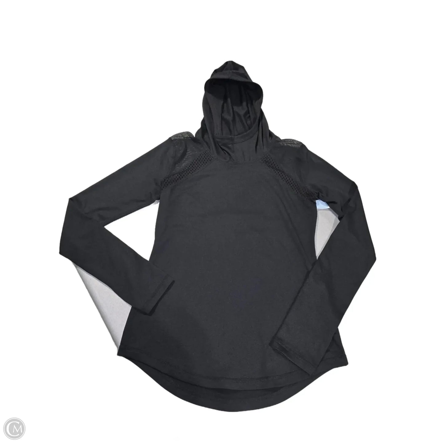 Athletic Top Long Sleeve Collar By Zella In Black, Size: Xs