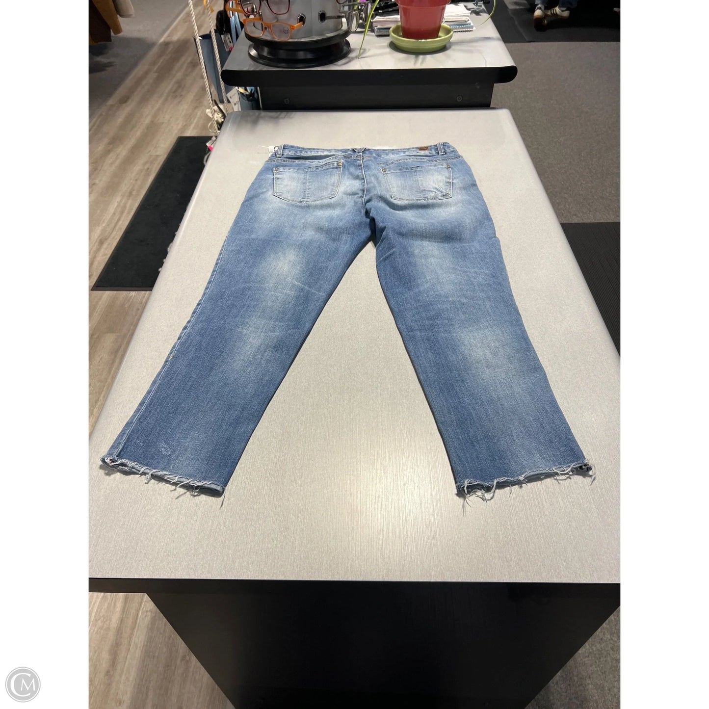 Jeans Straight By Democracy In Blue Denim, Size: 10