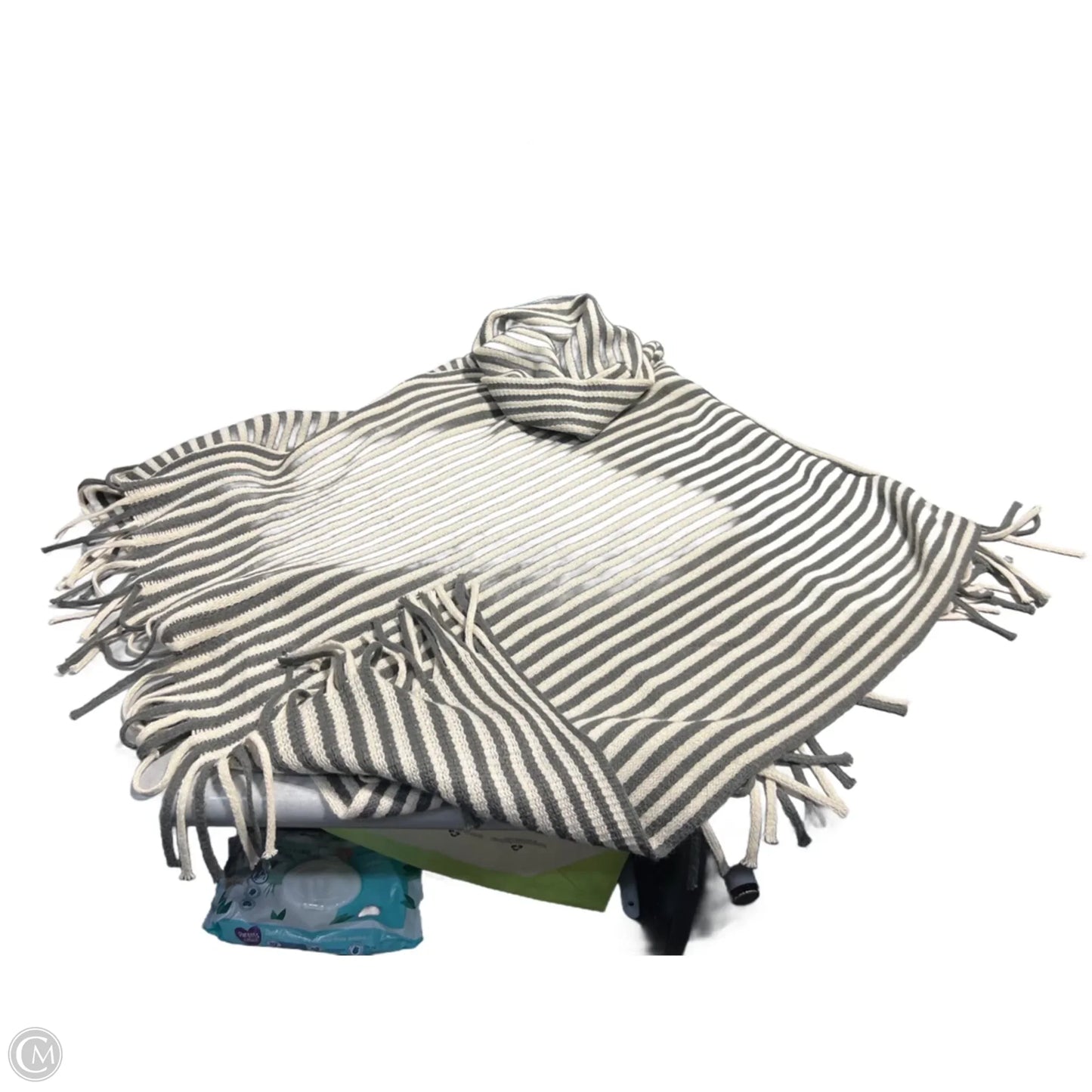 Poncho By Cmc In Striped Pattern, Size: Osfm